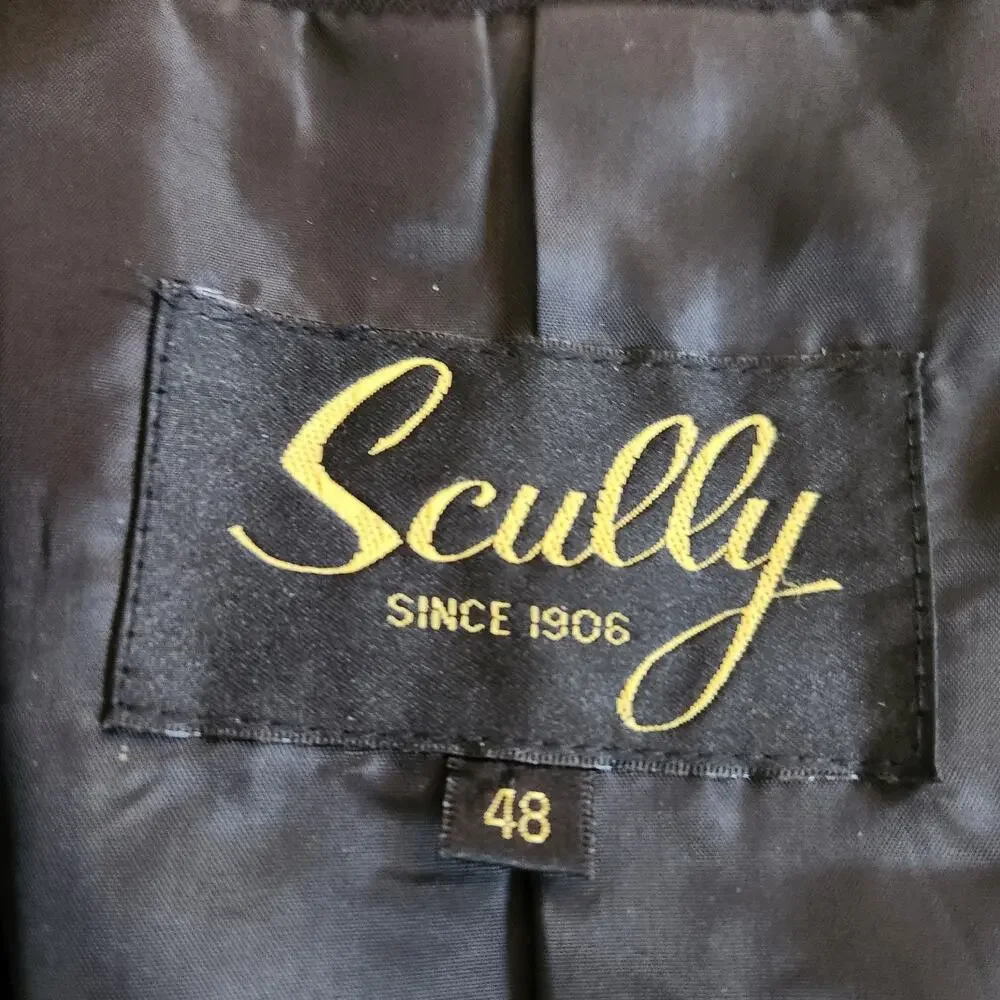 Scully Western Blazer Smile Pockets Mens Sz 48 Embroidered Rodeo Vented Jacket